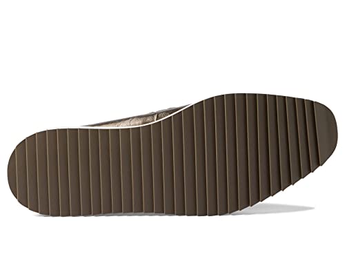 Image of Johnston & Murphy Gracelyn Chain Loafers for Women - Leather Construction - Removable EVA Footbed Bronze Metallic Sheepskin 9 M
