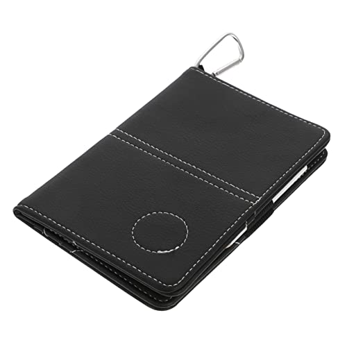 GOOHOCHY Golf Scorecard Book Holder Scorecard Holder Pu Leather Compact for Balls