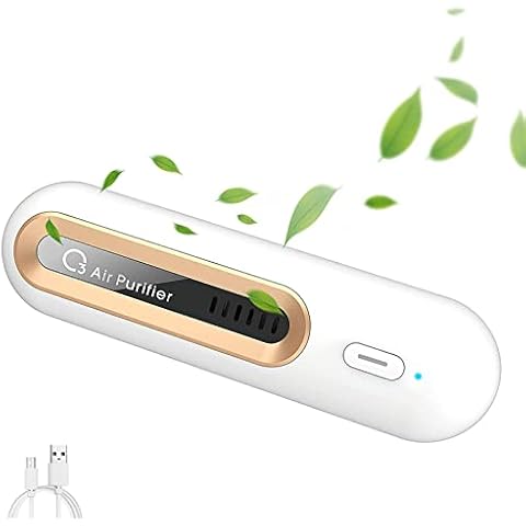 USB Mini Fridge Deodorizer and Freshener,REDGO Electric Ozone Generators Rechargeable Fridge Air Purifier & Car Air Purifier,Portable Refrigerator Odor Absorber for Fridge, Shoe Closet, Wardrobe,Car Cover