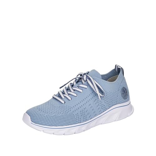 Rieker Damen Low-Top Sneaker 54020, Frauen Halbschuhe,lose Einlage,Sportschuhe,Freizeitschuhe,Turnschuhe,Laufschuhe,Freizeit,blau (12),37 EU / 4 UK