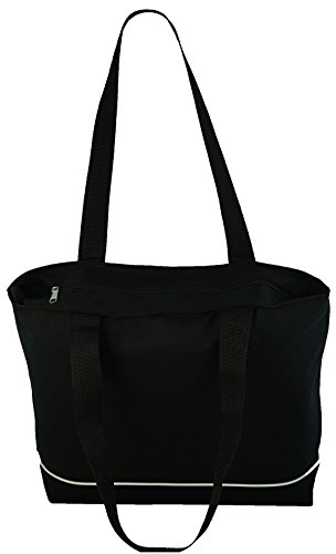 Image of Shoulder Tote Bag with Zipper