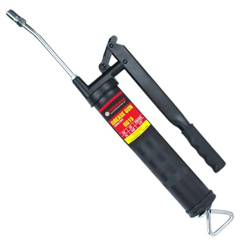 Image of FREEMANS GG15 Heavy Duty Lever Type Grease Gun with Lock Lever Mechanism | 1 /2 inch Piston || 2gm /Stroke || V-Type Pulling Rod || 3000PSI Use For Automotive, Industrial, Agriculture, Construction etc.