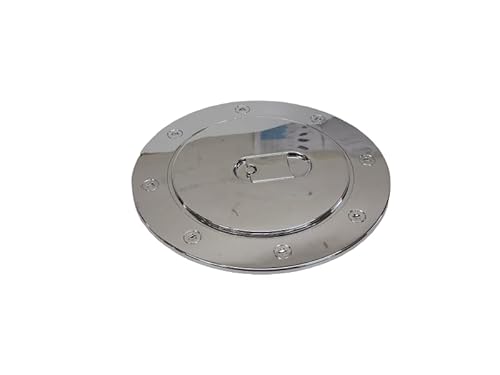 TX Racing Chrome Fuel Tank Gas Cap Door Cover For 1999-2006 Chevrolet Silverado