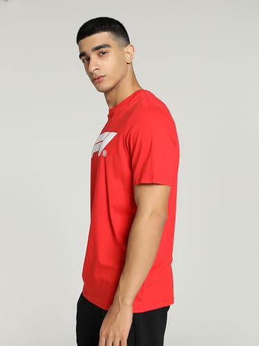 Image of Puma Men's Cotton Printed Regular Fit T-Shirt