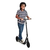 Flyer Kickstart Max, Radio Flyer Kick Scooter, Adjustable Handlebars & Foldable, Black Scooter 8+ Years, and up to 220 lbs