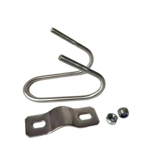 Collier de serrage en U anticorrosion en inox 304 pour support de tuyau rigide - 2