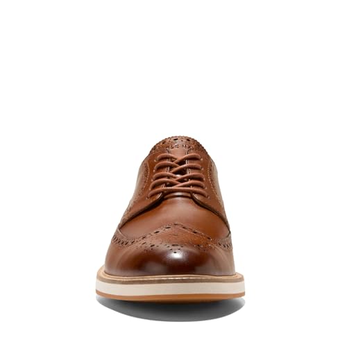 Cole Haan Cole Haan Men's Shoes - Morse Grand Wingtip Oxford, British Tan/Ivory/Gum, 8-M US