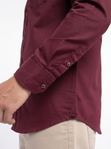 Image of Amazon Brand - INKAST Men Solid Cotton Shirt | Casual Wear | Basic Essential Plain Everyday & Office Wear | Full Sleeve | Regular Fit