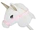 Produktbild Pullach Hof Steckenpferd Einhorn Farbe Rosa oder Weiß zur Auswahl Plüschpferd Stoffpferd (Weiß)