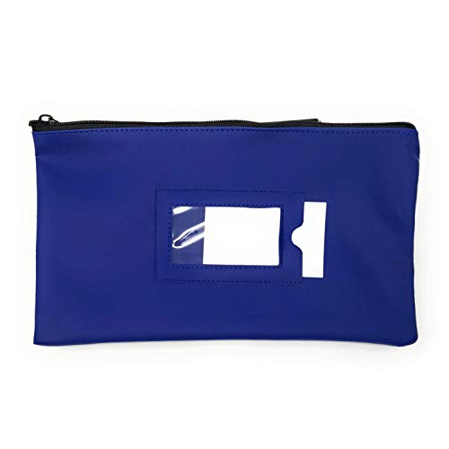 Money Bank Deposit Bag with zipper | 11x6 inch | 7 Days 7 Pieces 7 Colors | Durable Leatherette Money Cash Coin Check Wallet Pouch for Men & Women with Framed ID Window and 7 Blank Card | by GIDABRAND - Thumbnail 7