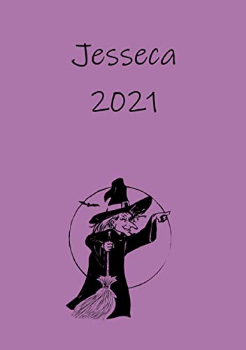 Preisvergleich Produktbild 2021: Hexe - Namenskalender in A5 - 1 Woche pro Doppelseite