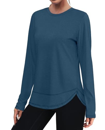 Image of XIEERDUO Women's Workout Tops Long Sleeve Shirts Sun Protection UPF 50+ Quick Dry Shirts for Hiking Running S-3XL