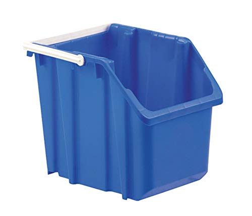 Stack and Nest Bin, 14-7/8 in. L, Blue