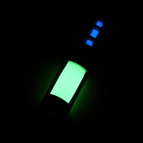 Tec-Scr Isotope Chain Reaction Fob (Green) - Glow In The Dark Tritium Vial Housing For 3X11Mm - Camping Accessories - Gifts For Men - Keychain Accessories - Survival Gear - Outdoor Toys - Cool Stuff #TOP1