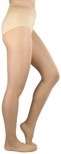 Image of ToBeInStyle Women's Classic Sheer Waist Pantyhose