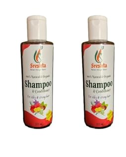 Sreshta's Natural Shampoo 200ml pack of (2)