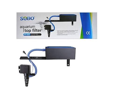 Lovely PETS Kingdom-SOBO Aquarium TOP Filter WP-880F (Power:-15W|F MAX:650L/HR)(Mechanical Filtration for Salt Water and Fresh Water) (B097PYXTP3) Amazon Price History, Amazon Price Tracker