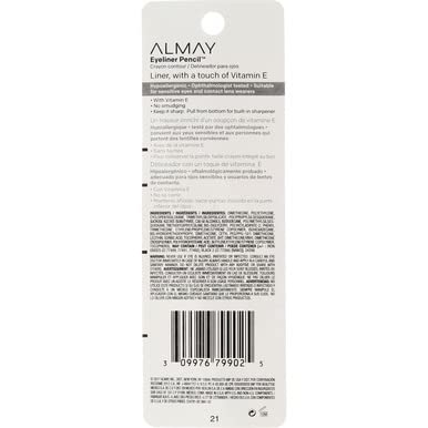 Almay Eyeliner Pencil Black Brown pack 14 un. miniatura 5