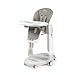PEG Tatamia Follow Me Hochstuhl 3 in 1 ab Geburt: Hochstuhl, Liegefunktion und Wippe, 9 Höhenstufen, Doppelttablett, 6 Räder, Faltbar, 0–3 Jahre (0–15 kg), Ice