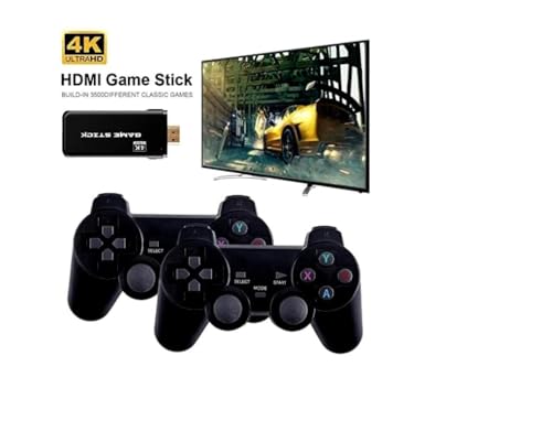 ANTALYA® 2026 4K Gaming Console for TV | 20000+ Built-in Games | Wireless Dual Gamepads | Plug & Play Games| Family Fun Entertainment 3 31yJ0SF7jCL