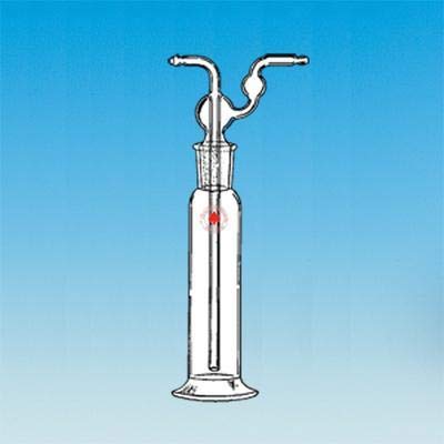 5516-05 Series Gas Washing Bottle Without Stopper, 125 mL Capacity
