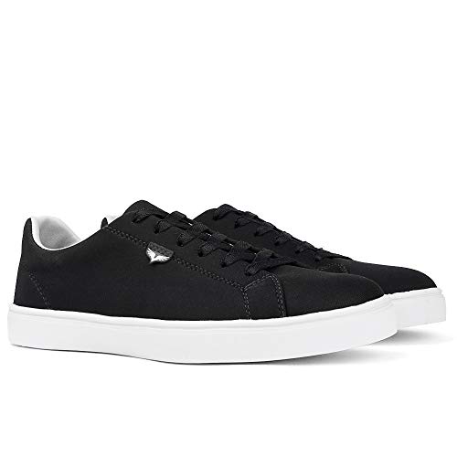 Kit 2 Pares de Sapatênis Casual Confortável SapatoFran Masculino (39, PRETO-CAFÉ)