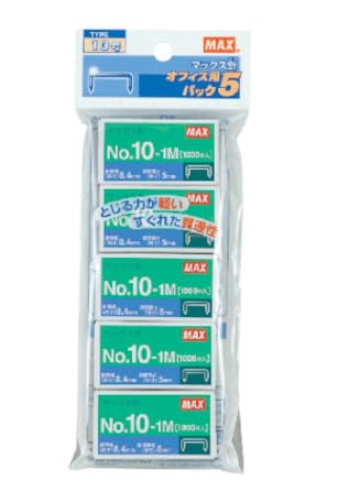 MAX ホッチキス針 No.10-1M 10号