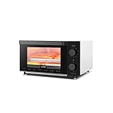 COMFEE' オーブントースター 4枚焼き 12L イマー設定 1200W 上下ヒーター トレー付き お手入れ簡単 省スペース設計 CF-AC121