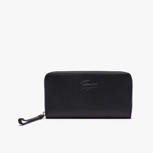 Lacoste Carteira grande com zíper, Preto, One Size, Carteira grande com zíper