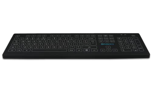 Clavier médical USB hygiénique en silicone plat contre les bactéries