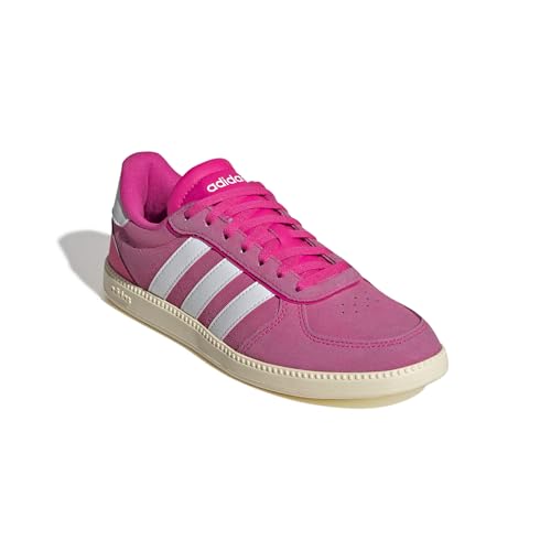 Image of adidas Womens Breaknet Sleek Sneakers Shoes Casual - Brown