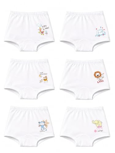 Image of BODYCARE Baby Boys & Baby Girls Cotton Briefs | Soft, Breathable & Skin-Friendly Printed Innerwear | Multiple Pack Options | 0-24 Months