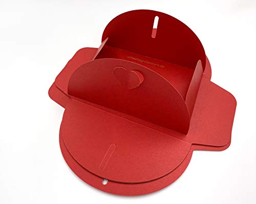 20 buste in cartoncino perlato con cuore, C6 = 162...