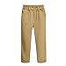 Boys Straight Leg Twill Sweatpants Stretch Comfy Elastic Waist Kids School Uniform Athletic Golf Pants for 4-13 Years