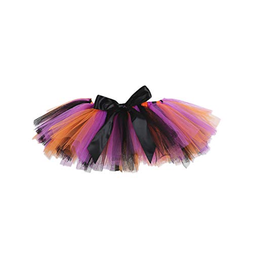 Falda de puerta para mujer, color verde, enagua para mujer, falda de tutú, falda de princesa, cosplay, vestido de fiesta de baile de los años 80, años 50, disfraz de Halloween, multicolor, M