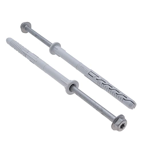 10x230 viti e tasselli fast-k torx esagonali per impieghi gravosi di keple 25 pezzi viti di montaggio a parete e tasselli con viti per calcestruzzo in acciaio inox vite di ancoraggio