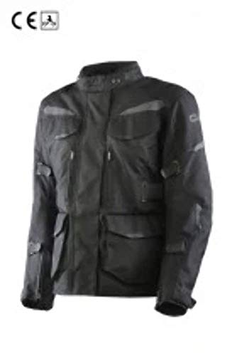 OJ Atmosfere Metropolitane Veste de moto pour femme Noir Taille M