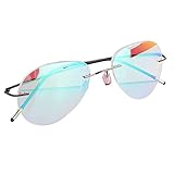 gafas de corrección de colorblindness: mejorar efectivamente su visión de color, mejorar la resolución de color, el cerebro puede distinguir el rojo y el verde al analizar y comparar las diferencias de color que lo ven los ojos, que es conveniente para su vida diaria. adopte una tecnología de filtro única y un diseño especial de revestimiento de espejo para evitar el resplandor.