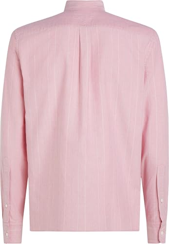 Image of Tommy Hilfiger Men's Long Sleeve Oxford Shirts in Regular Fit, Men's Button Down Shirts, Also Available in Big and Tall
