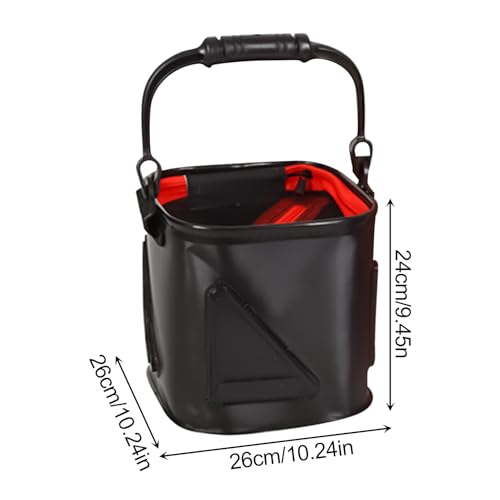 Cubo de cebo para solucionar la falta de espacio en pesca de orilla 6
