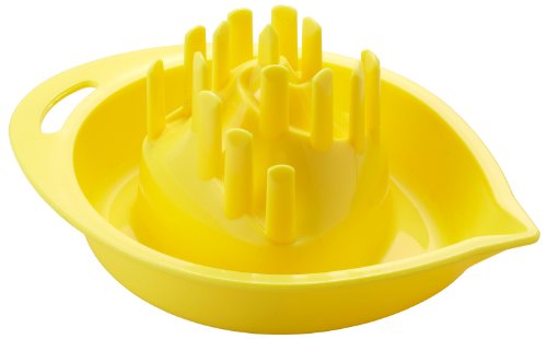 Grapefruit Squeezer, Fruit Squeezer, Hand Presser with Clear Case, Color: Yellow