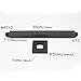 Enga Brass 12-Inch Ceiling Mount Shower Arm (Black)