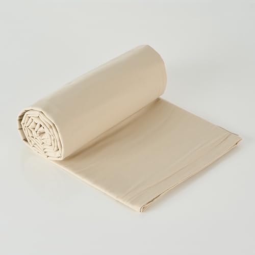 Image of 100% Pure Cotton 3 Layer Dohar, Single Bed Blanket Comforter, (60''X90'' / 152X230 CM), Uni Plain, Skin Friendly Dohar, Color - Beige