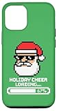 Pixel Santa Holiday Christmas Gamer Tees