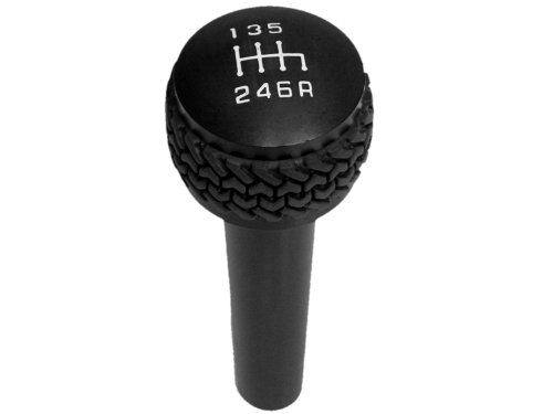 Drake Off Road JP-180012-BK Black 6-Speed Shift Knob for Jeep TJ/JK by Drake Off Road
