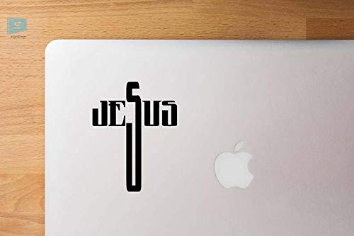 SIGN EVER Jesus in The Shape of A Cross Stickers for Laptop Skin 15.6 14 13 Inches and All Models Laptop Sticker L x H 7.50 cm x11.00 cm Pack of 2 (B084X5V92Y) Amazon Price History, Amazon Price Tracker