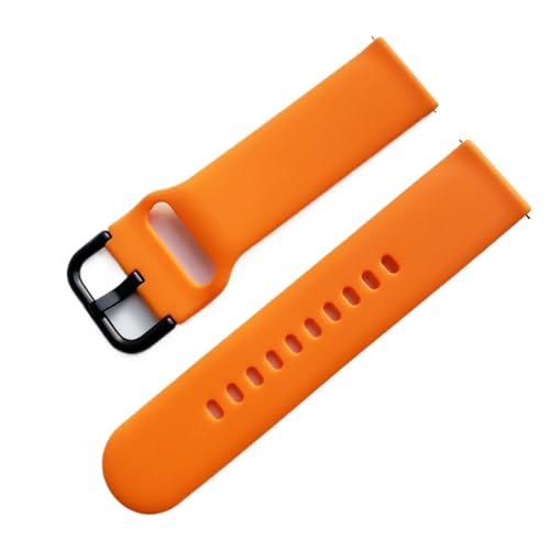 [-ł] Samsung Galaxy Watch 6 5 4 Active 2ΉVRXgbvAHuawei GT 2/3ΉNCbN[XuXbgAX}[gEHb`oh Amazifit Bip 20mm(Orange)
