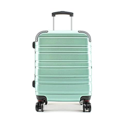 Maleta de Equipaje Avión Polipropileno 4 Ruedas Giratoria con Candado Combinación Cover