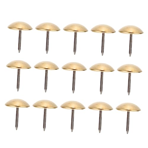 50 clavos redondos de cobre para muebles, 50 piezas, decoración interior miniatura 1