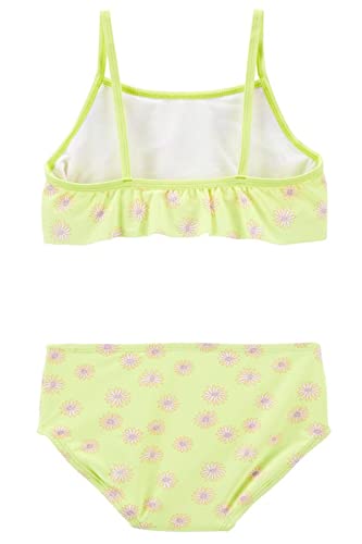 Image of Carter's Girls' 2-Piece Swimwear Set (as1, Age, 8 Years, Lime /Floral)